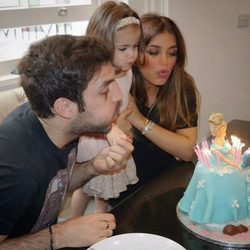 Cesc Fàbregas y Daniella Semaan celebran el segundo cumpleaños de su hija Lia