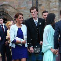 Jamie Murray en la boda de Andy Murray y Kim Sears