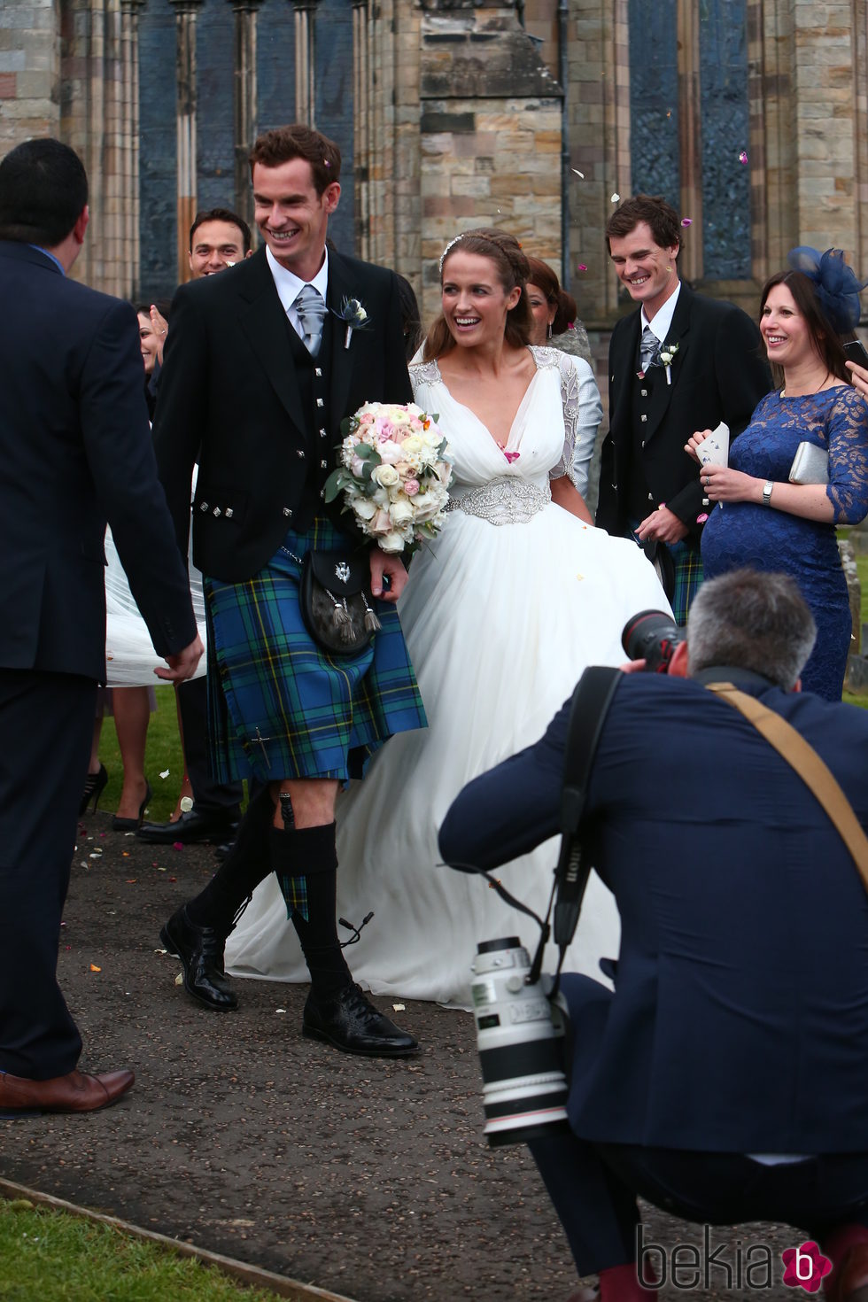 Andy Murray y Kim Sears se convierten en marido y mujer