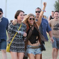 Fergie pasándoselo en grande en el Festival de Coachella 2015