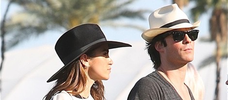 Nikki Reed y Ian Somerhalder pasean su amor en el Festival de Coachella 2015