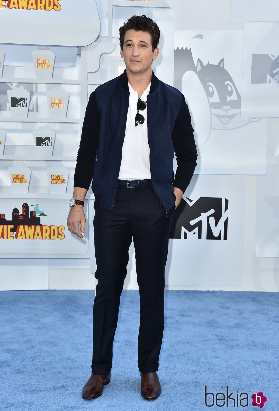 Miles Teller en los MTV Movie Awards 2015