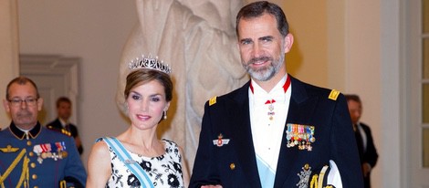 Los Reyes Felipe y Letizia en el 75 cumpleaños de Margarita de Dinamarca