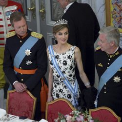 Enrique de Luxemburgo, la Reina Letizia y Felipe de Bélgica en el 75 cumpleaños de Margarita de Dinamarca