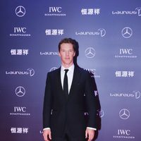 Benedict Cumberbatch en la entrega de los Premios Laureus del Deporte 2015