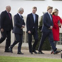 El Rey de Noruega, el Rey de Suecia, el Gran Duque de Luxemburgo y los Reyes de Holanda en el 75 cumpleaños de Margarita de Dinamarca