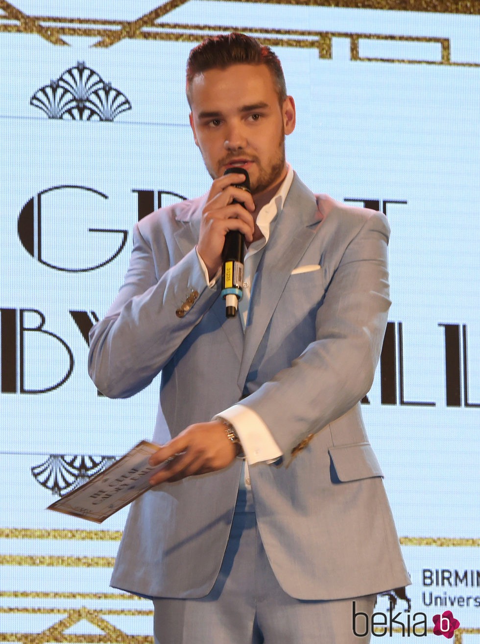 Liam Payne en la gala benéfica Great Gatsby Charity Ball 2015