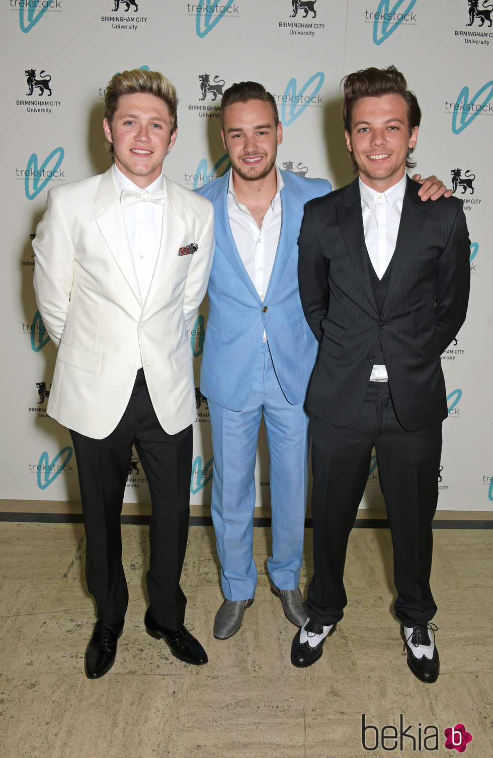 Niall Horan, Liam Payne y Louis Tomlinson en la gala benéfica Great Gatsby Charity Ball 2015