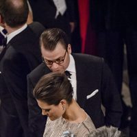 Victoria y Daniel de Suecia en la cena de gala por el 75 cumpleaños de Margarita de Dinamarca