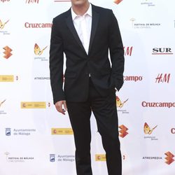 Mario Casas en la alfombra roja del premio Málaga Sur del Festival de Málaga 2015