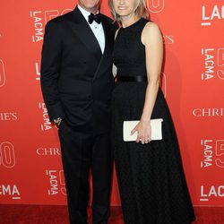 Will Ferrell y Viveca Paulin en la gala del 50 aniversario del LACMA