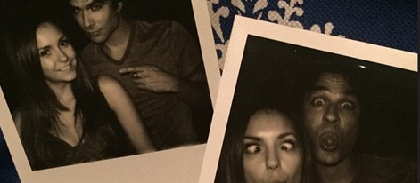 Nina Dobrev y Ian Somerhalder en unas divertidas imágenes polaroid