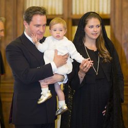 La Princesa Magdalena de Suecia, Chris O'Neill y la Princesa Leonor en el Vaticano