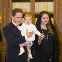 La Princesa Magdalena de Suecia, Chris O'Neill y la Princesa Leonor en el Vaticano
