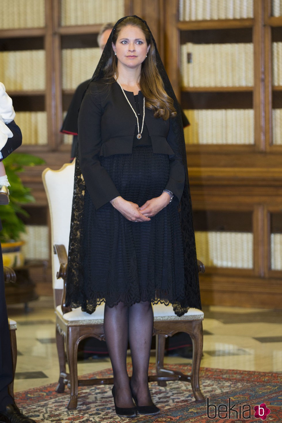 La Princesa Magdalena de Suecia en el Vaticano