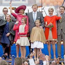 La Familia Real Holanda en el Día del Rey 2015