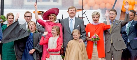 La Familia Real Holanda en el Día del Rey 2015
