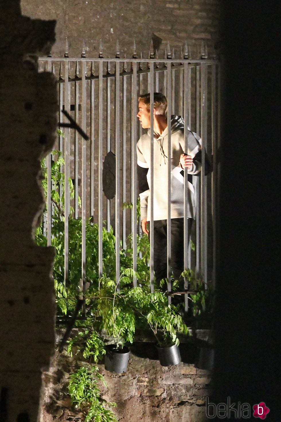 Justin Bieber en el set de 'Zoolander 2' en Roma