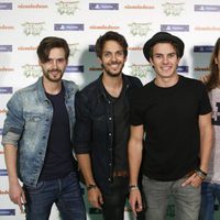 Grupo 'Dvicio' en la gala Nickelodeon Slime Fest 2015