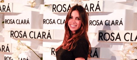 Melissa Jiménez luce embarazo en el desfile de Rosa Clara en la Barcelona Bridal Week 2015