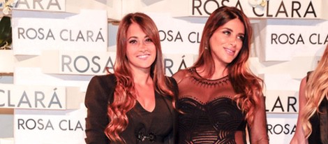 Antonella Roccuzzo y Daniella Semaan en el desfile de Rosa Clara en la Barcelona Bridal Week 2015