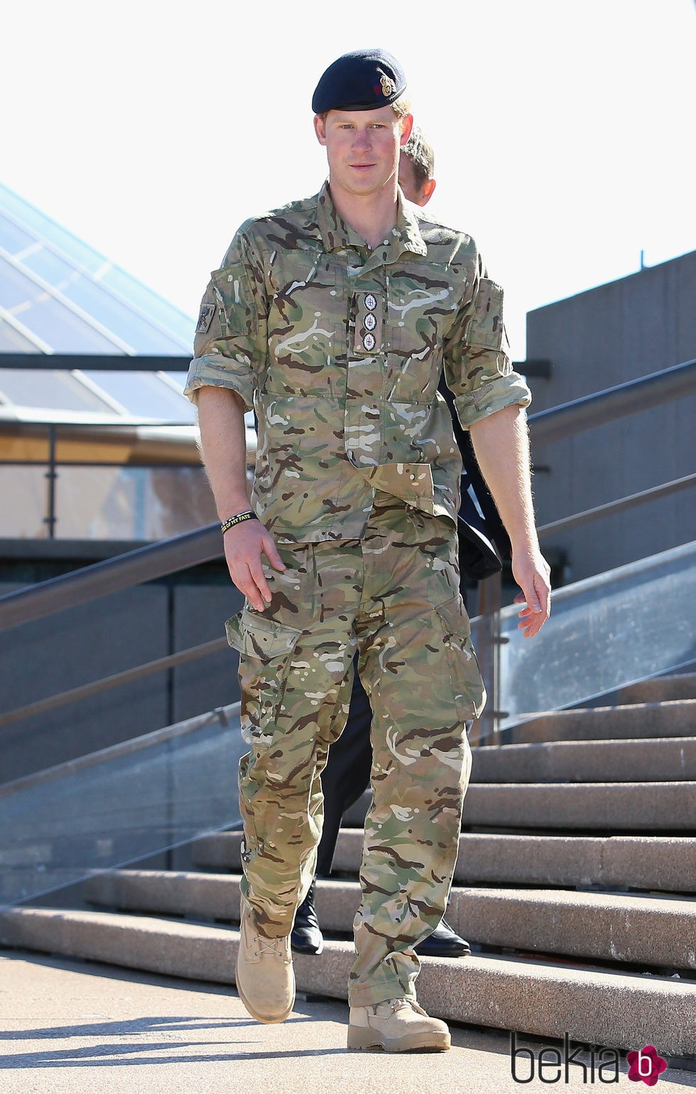 El Príncipe Harry vestido de militar en Sydney