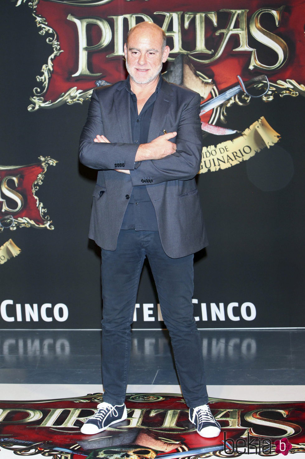 Aitor Mazo en la presentación de la serie 'Piratas'