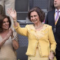La Reina Sofía en la final de Madrid Open 2015