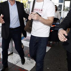 Nicholas Hoult a su llegada al Festival de Cannes 2015