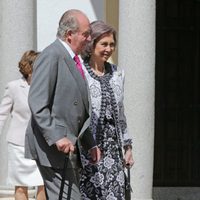 Los Reyes Juan Carlos y Sofía en la Primera Comunión de la Princesa Leonor