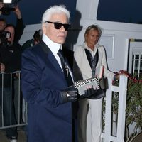 Karl Lagerfeld en la fiesta de Vanity Fair celebrada en el Festival de Cannes 2015