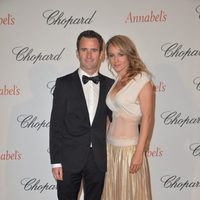 Romain Dumas y su esposa Elisia en la fiesta Chopard Annabel's del Festival de Cannes 2015