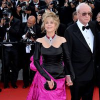 Jane Fonda y Michael Caine en la premiere de 'Youth' en el Festival de Cannes 2015