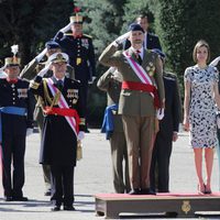 Los Reyes Felipe y Letizia en la Jura de Bandera de nuevos Guardias Reales