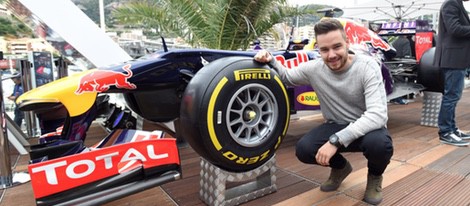 Liam Payne en el Grand Prix de Mónaco 2015