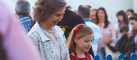 La Reina Sofía y la Infanta Sofía en el Circo del Sol