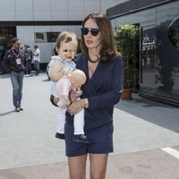 Tamara Ecclestone con su hija Sophia en el GP de Mónaco 2015