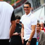 Cristiano Ronaldo en el GP de Mónaco 2015