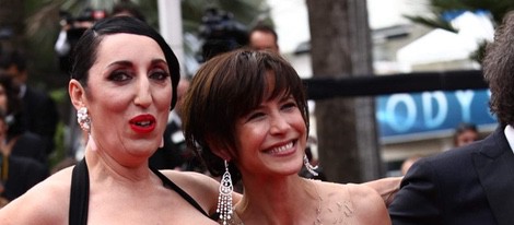 Rossy de Palma y Sophie Marceau en la clausura del Festival de Cannes 2015