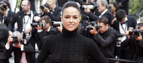 Michelle Rodriguez en la clausura del Festival de Cannes 2015