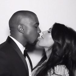 Foto de boda de Kim Kardashian y Kanye West