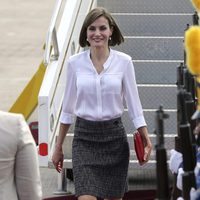 La Reina Letizia llega a Honduras para iniciar su primer viaje de cooperación internacional