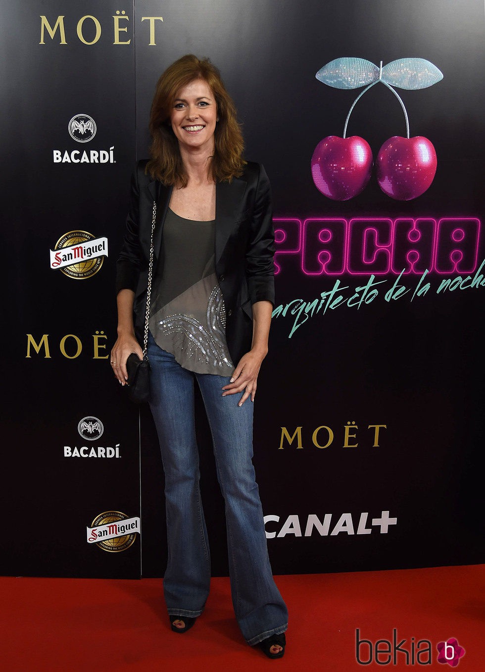 Nuria March en el estreno del documental 'Pacha, el arquitecto de la noche'