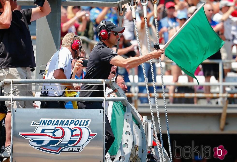 Patrick Dempsey realiza el arranque honorario en la carrera Indianapolis 500
