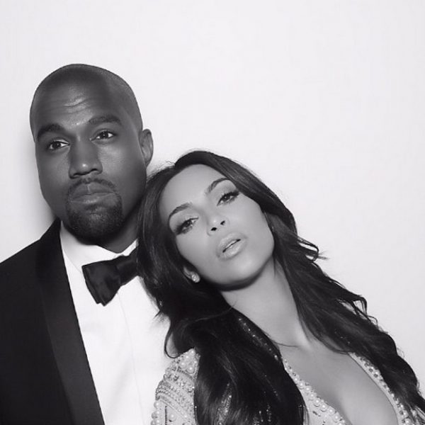 Kim Kardashian y Kanye West en una foto de su reportaje de ...