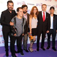 Los actores de 'Chiringuito de Pepe' en la entrega de los Premios Nos 1 de Cadena 100