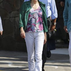 La Reina Letizia en su visita a la Casa Tomada de El Salvador