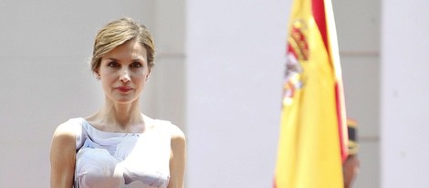 La Reina Letizia en su almuerzo de despedida antes de abandonar El Salvador