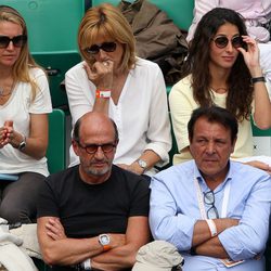 Ana María Parera, Xisca Perelló y Sebastián Nadal apoyan a Rafa Nadal en Roland Garros 2015