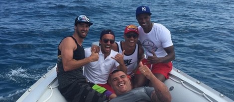 Cristiano Ronaldo, de vacaciones en la Costa Azul con sus amigos